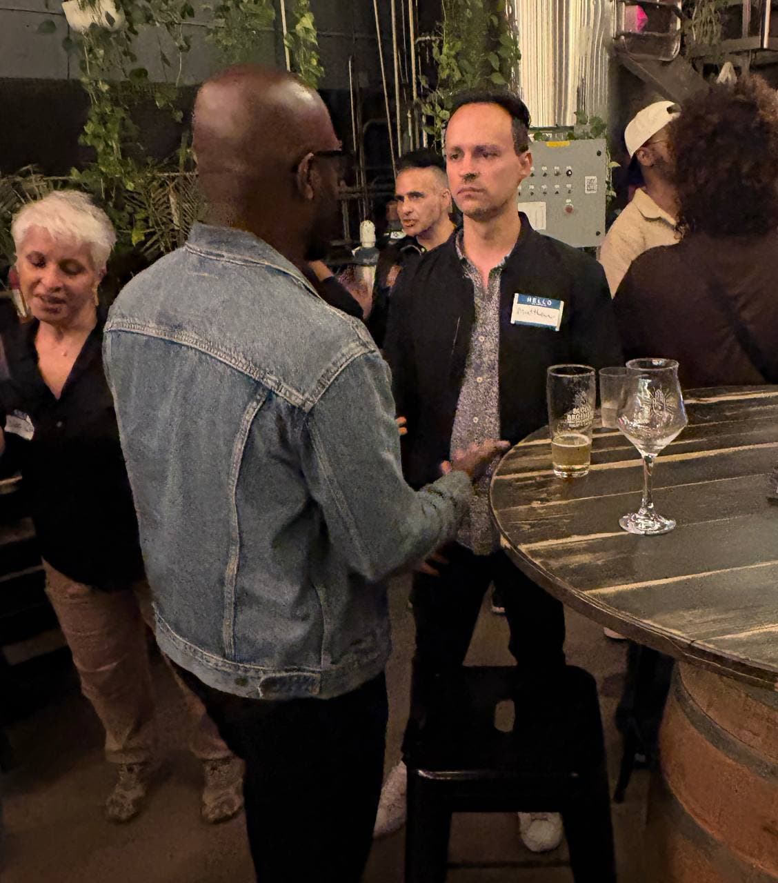 An introduction made at a high table