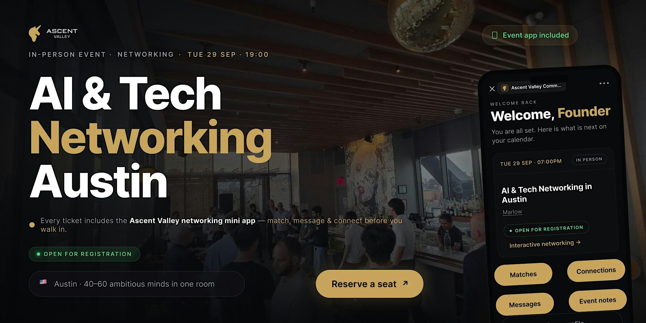 AI Tech Networking Event in Austin September 2026