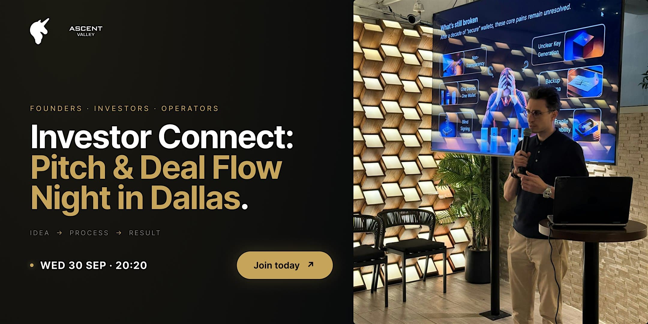 Investor Connect in Dallas September 2026