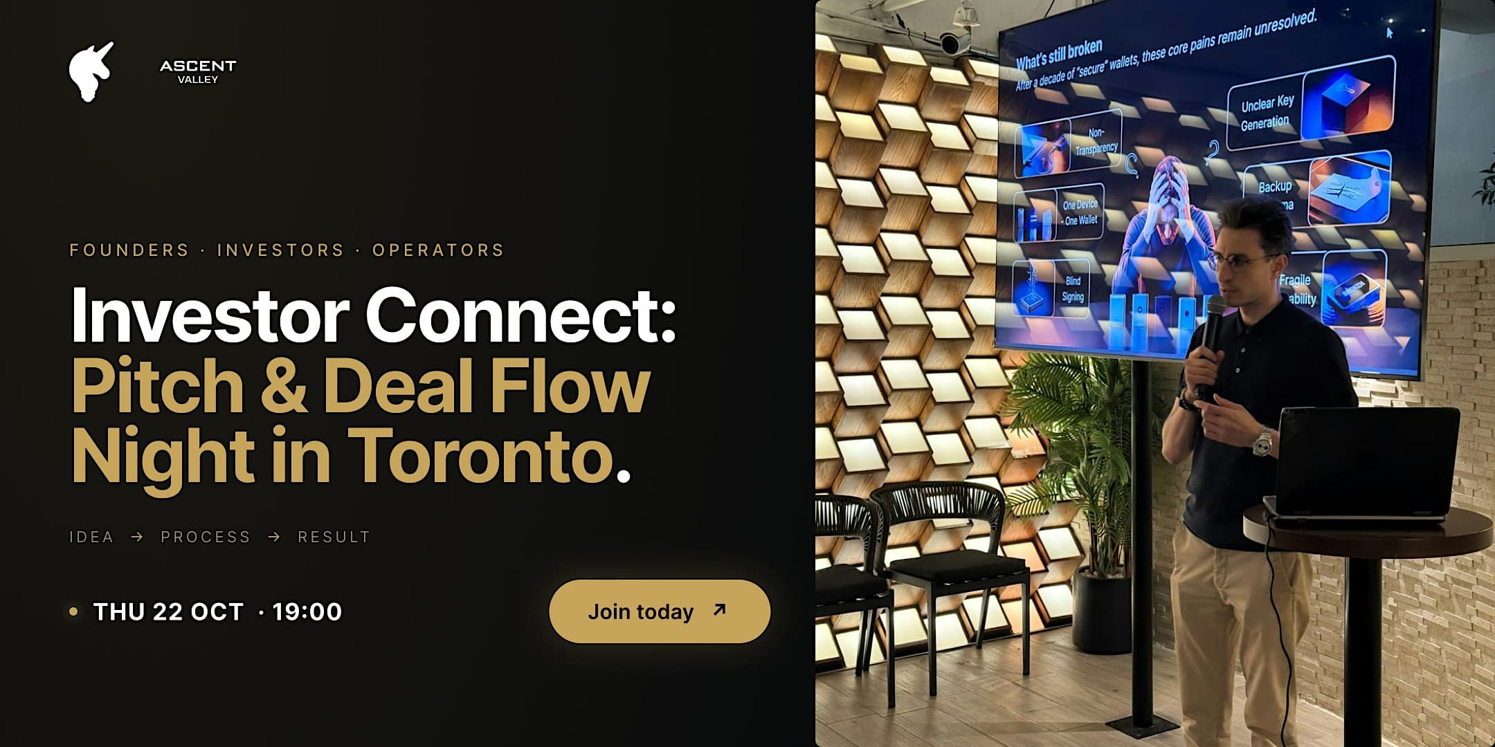 Startup Pitch in Toronto 22 October 2026