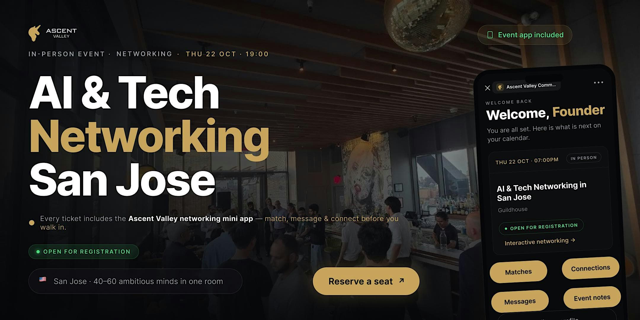 Networking Event in San Jose October 2026