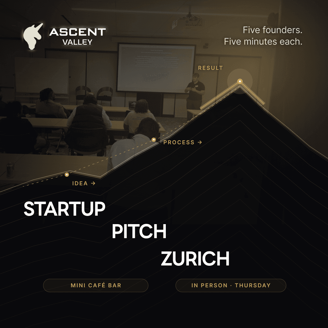 Startup Pitch in Zurich 17 November 2026